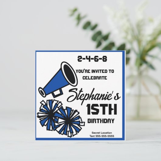 Mega Cheer: 2. Einladung (Stehend Vorderseite)