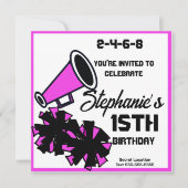 Mega-Cheer-Einladung: 3. Einladung (Vorderseite)