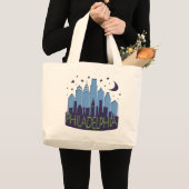 Mega- cooles Philly Skyline Jumbo Stoffbeutel (Vorderseite (Produkt))