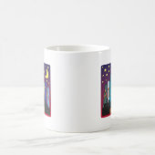 Mega- Farbe Atlanta-Skyline Kaffeetasse (Mittel)