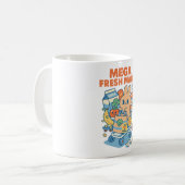 Mega Fresh Mart Kaffeetasse (Vorderseite Links)