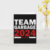 Mega Garbage Proud Trump Unterstützer Karte (Gelbe Blume)