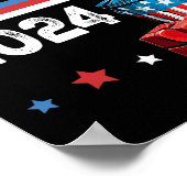 Mega Garge Proud Trump Unterstützer Poster (Ecke)