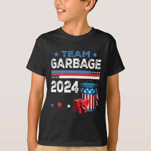 Mega Garge Proud Trump Unterstützer T-Shirt (Vorderseite)
