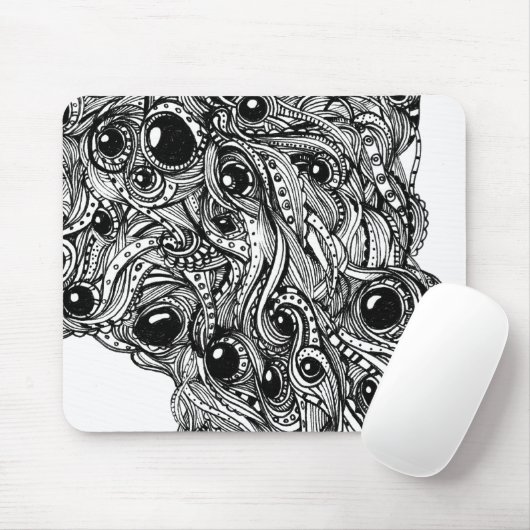 Mega- Gekritzel Mousepad (Mit Mouse)