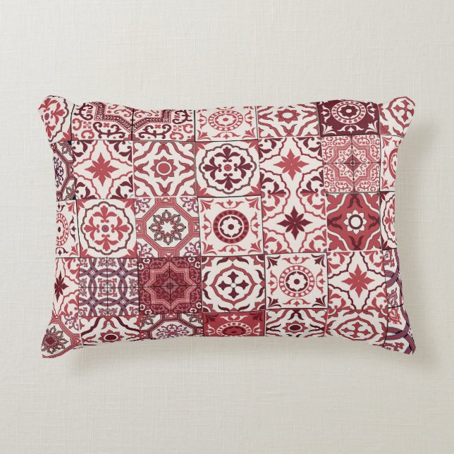 Mega Gorgeous marokkanischen Patchwork Pattern Dekokissen (Vorderseite)