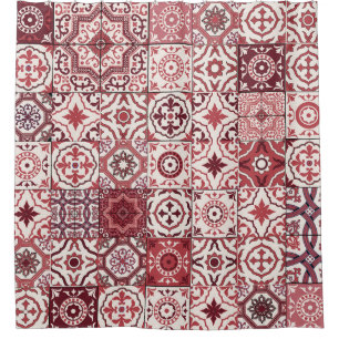 Mega Gorgeous marokkanischen Patchwork Pattern Duschvorhang