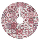 Mega Gorgeous marokkanischen Patchwork Pattern Polyester Weihnachtsbaumdecke (Vorderseite)