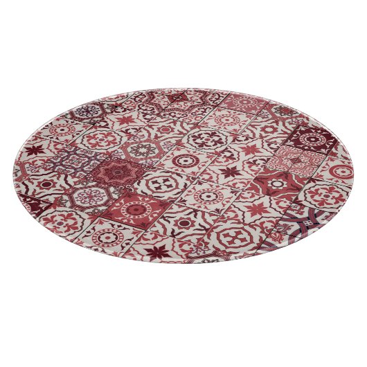Mega Gorgeous marokkanischen Patchwork Pattern Schneidebrett (Ecke)
