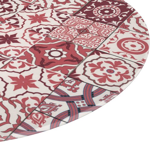 Mega Gorgeous marokkanischen Patchwork Pattern Schneidebrett (Ecke)