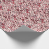 Mega großartiges marokkanisches Patchwork-Muster Geschenkpapier (Ecke)