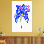 Mega Iris Leinwanddruck (Insitu (Wohnzimmer))
