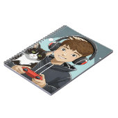 Mega Jrex Gaming kleine Zeitschrift Notizblock (Linke Seite)