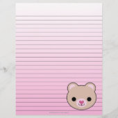 Mega Kawaii Bear Lined Stationery (Vorderseite)