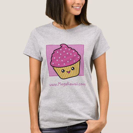 Mega Kawaii Cupcake T - Shirt (Vorderseite)