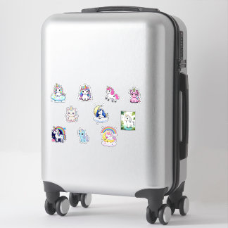 Mega Kawaii Einhorn Bundle – 10+ Magische Fantasy Aufkleber