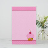 Mega- Kawaii Kirschkuchen-Briefpapier Briefpapier (Stehend Vorderseite)