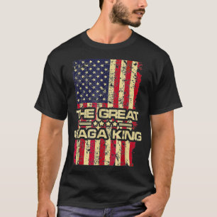 MEGA KING Shirt großartig MEGA KING Vintage US Fla