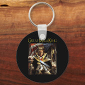 Mega King USA Flag Proud Ultra Maga Trump Schlüsselanhänger (Vorderseite)