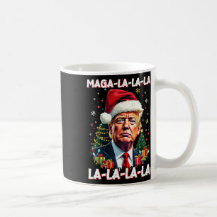 Mega La La La Donald Trump Potus 47 Ugly Weihnacht Kaffeetasse