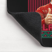 Mega La La La Donald Trump Potus 47 Ugly Weihnacht Mousepad (Ecke)