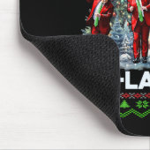 Mega La La La Donald Trump Potus 47 Ugly Weihnacht Mousepad (Ecke)