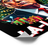 Mega La La La Donald Trump Potus 47 Ugly Weihnacht Poster (Ecke)