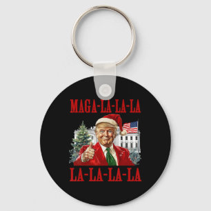Mega La La La Donald Trump Potus 47 Ugly Weihnacht Schlüsselanhänger