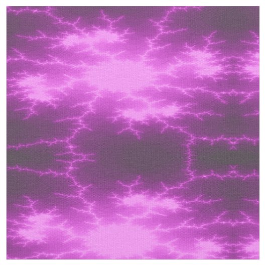 Mega Lightning Fraktal Gemustertes Kunsthandwerk Stoff (Nahaufnahme)