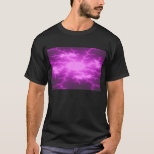 Mega Lightning Fraktal Mens T Shirt