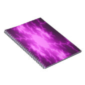 Mega Lightning Fraktal Notebook Notizblock (Rechte Seite)