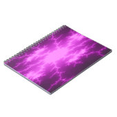 Mega Lightning Fraktal Notebook Notizblock (Linke Seite)