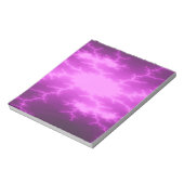 Mega Lightning Fraktal Notepad Notizblock (Rotiert)