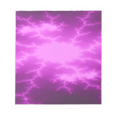 Mega Lightning Fraktal Notepad Notizblock (Vorderseite)