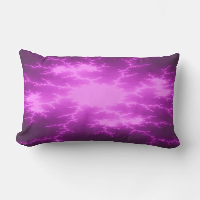 Mega Lightning Fraktal Pillow Lendenkissen (Vorderseite)