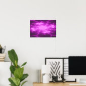 Mega Lightning Fraktal Poster (Heimbüro)