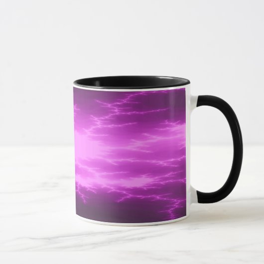 Mega Lightning Fraktal Tasse (Rechts)