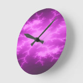 Mega Lightning Fraktal Wall Clock Runde Wanduhr (Winkel)