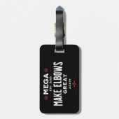 MEGA machen Elbows wieder groß Kanada Elbows UP! Gepäckanhänger (Rückseite vertikal)