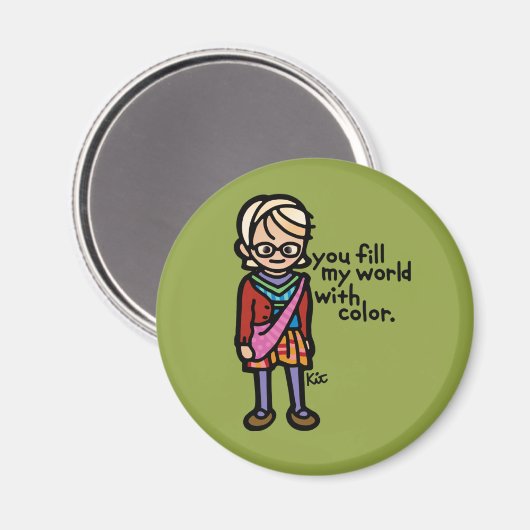 Mega-Magnet. Magnet (Vorderseite/Rückseite)