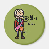 Mega-Magnet. Magnet (Vorne)