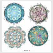 Mega Mandala Aufkleber (Blatt)