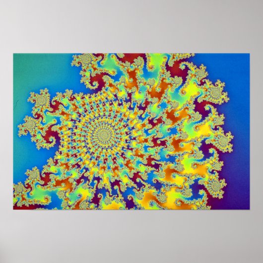 Mega Mandlebrot Poster (Vorne)