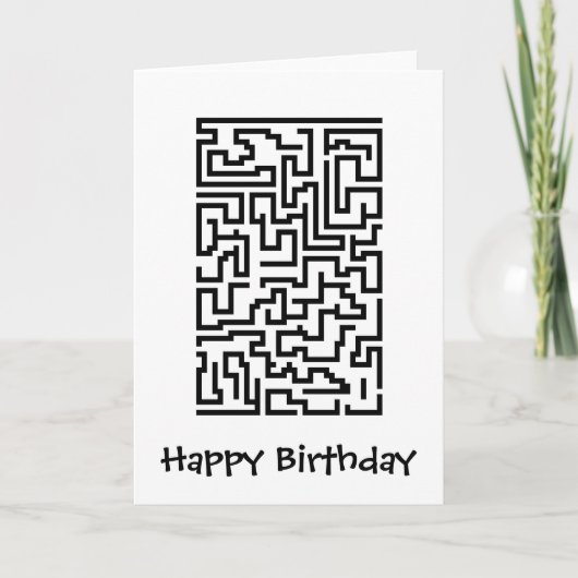 Mega Maze Karte (Vorderseite)
