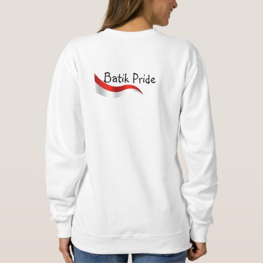 Mega Mendung Batik Sweatshirt (Rückseite)