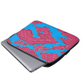 Mega Mendung Laptop Case (Vorne Knopf)