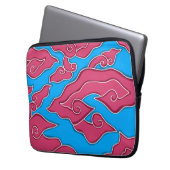 Mega Mendung Laptop Case (Vorderseite Links)