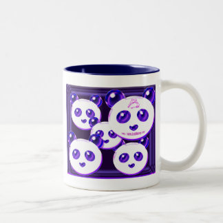 Mega- Panda 9 Zweifarbige Tasse