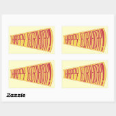 Mega Phone Happy Geburtstag Sticker (Blatt)