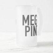 MEGA PINT Beer Tasse Glass Beer Vatertag (VorderseiteRechts)